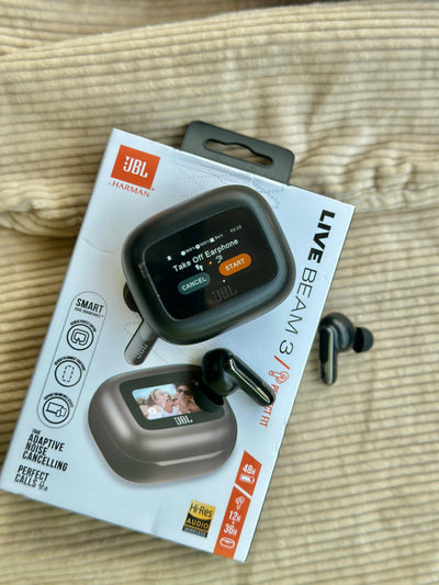 🎧 JBL Live Beam 3 – Smart Display Earbuds 🔥