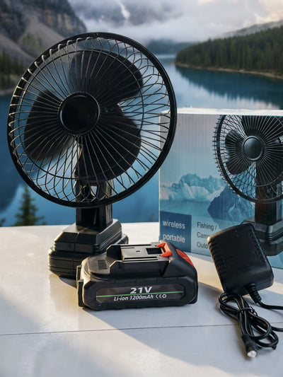 π¬οΈπ₯ PORTABLE RECHARGEABLE FAN (21V POWER)