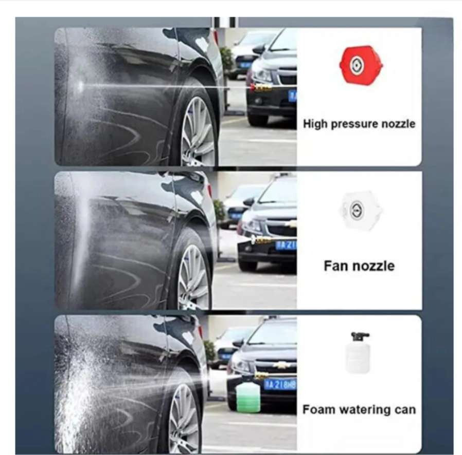 🚗🔋 48V Cordless Car Washer – High Pressure Cleaning Gun with Battery Pack