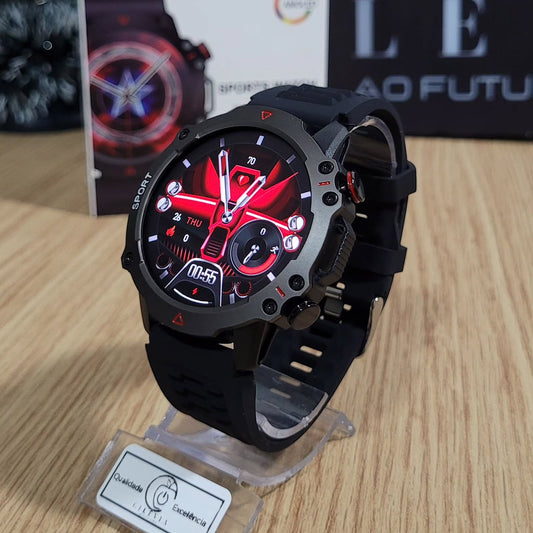 Avenger G-Shock Edition Smartwatch ⌚ AMOLED | BT Calling | ECG | 2025 Premium