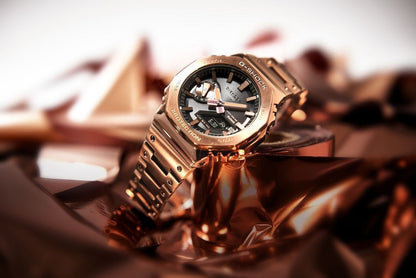 G-Shock GM-B2100 ⌚ Stainless Steel Rose Gold Bezel | Men’s Luxury Tough Watch