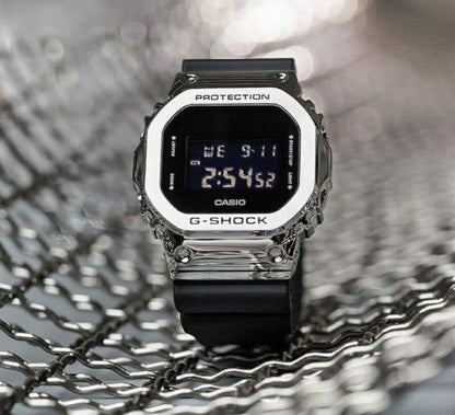 Casio G-Shock Unisex Digital Watch ⌚ DW-5600BB-1 – Tough Metal Body