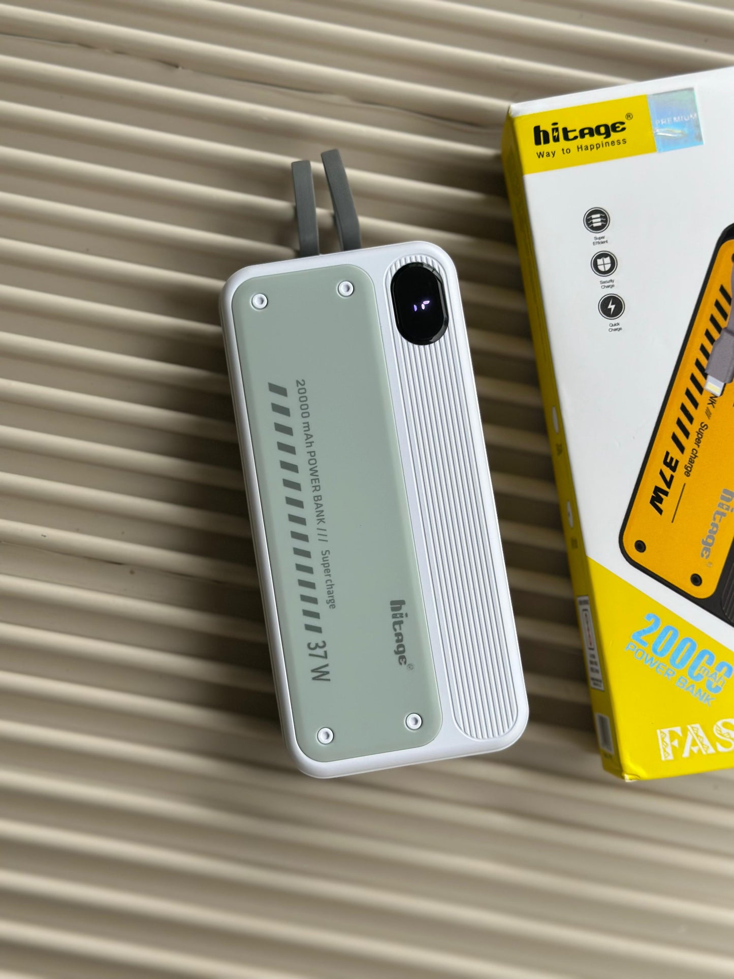 Hitage PB-93 20,000mAh Power Bank 🔋 | 37W Fast Charging | 6-Month Warranty