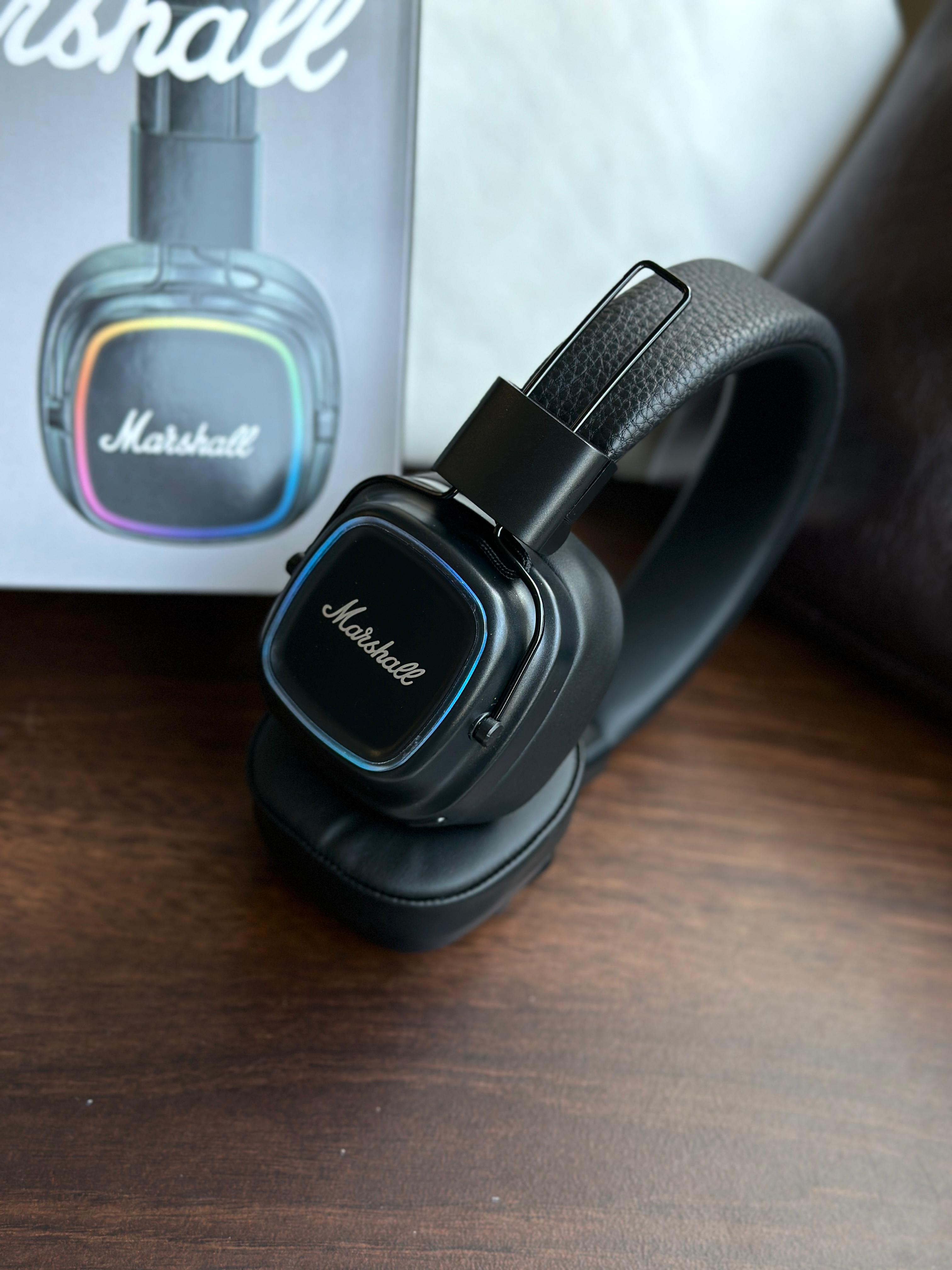 Marshall Major IV Wireless Bluetooth Headphones – 80+ Hours Playtime