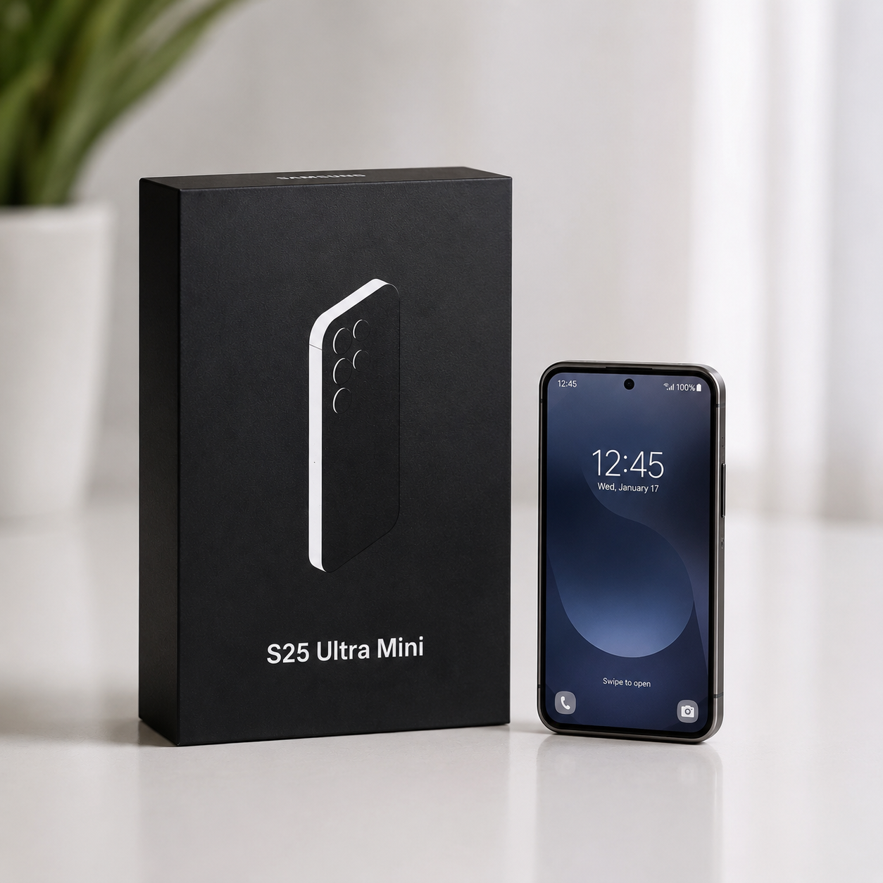 S25 ULTRA MINI 5G ANDROID SMARTPHONE - BLACK📱