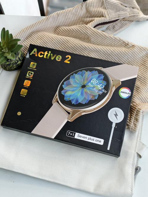 Active 2 Smart Watch – 7+1 Premium Strap Combo Set ⌚🎁