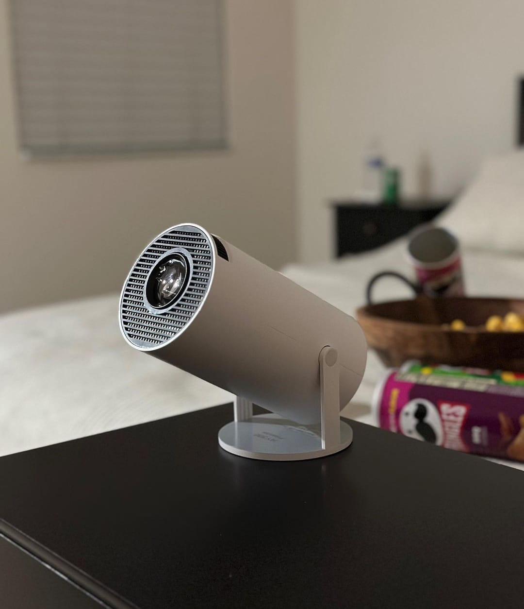 4K PORTABLE PROJECTOR Android 11.0 Smart Projector, 1080P & 4K Support, 2X Brighter, 2.4G & 5G Wifi  (White)