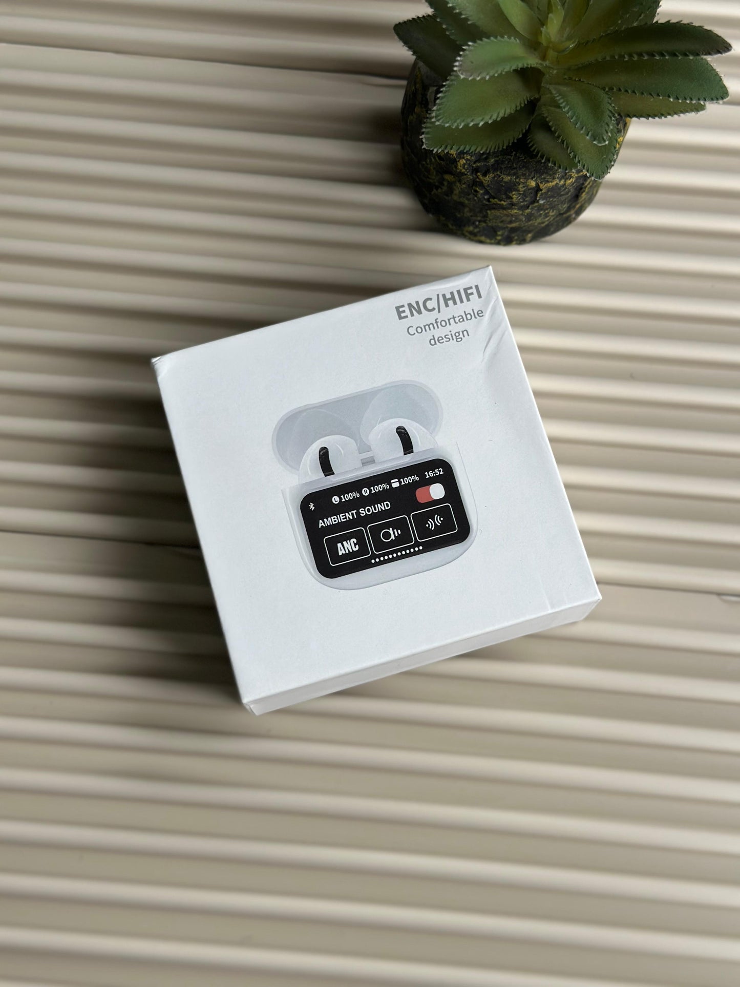 Apple AirPods 3 with Smart Display 🎧 | ANC/ENC | Wireless Charging | Premium Edition