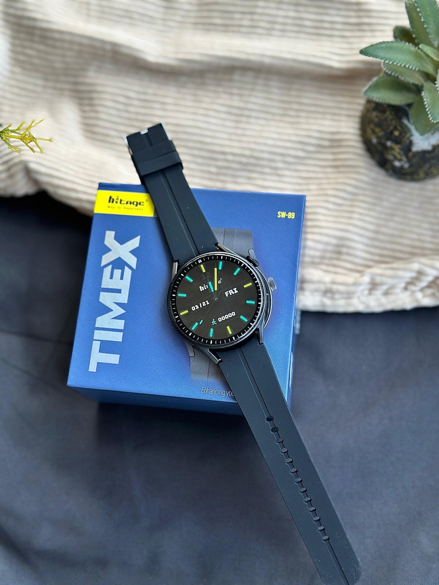 ⌚🔥 HITAGE SW-89 TIMEX SMARTWATCH