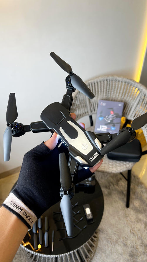 J2 Dual Camera Drone 🚁 | HD Front + Bottom Camera | Dual Battery Long Flight | Easy Fly Drone