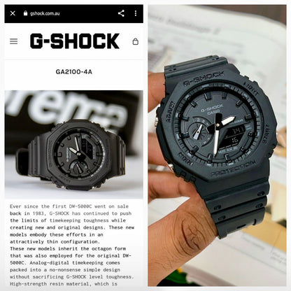 G-Shock GA2100-4A ⌚ Premium Resin Build | 200M Water Resistance | 2025 Edition