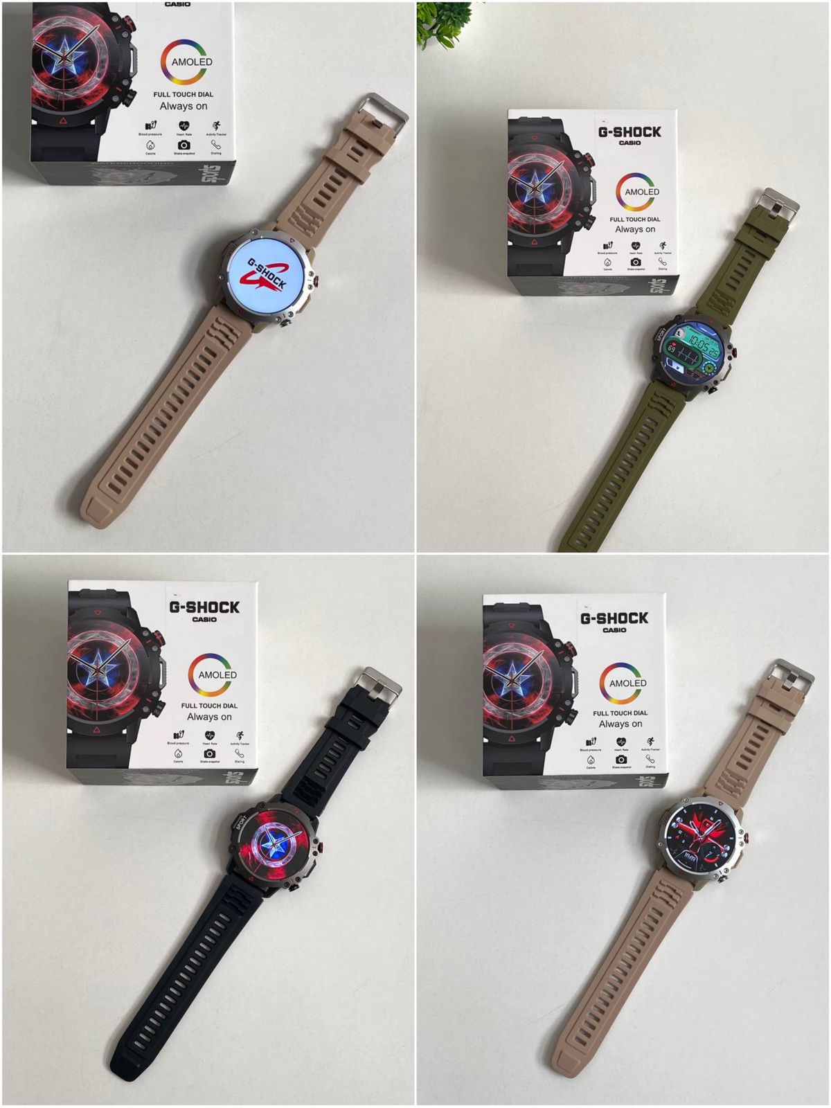 Avenger G-Shock Edition Smartwatch ⌚ AMOLED | BT Calling | ECG | 2025 Premium