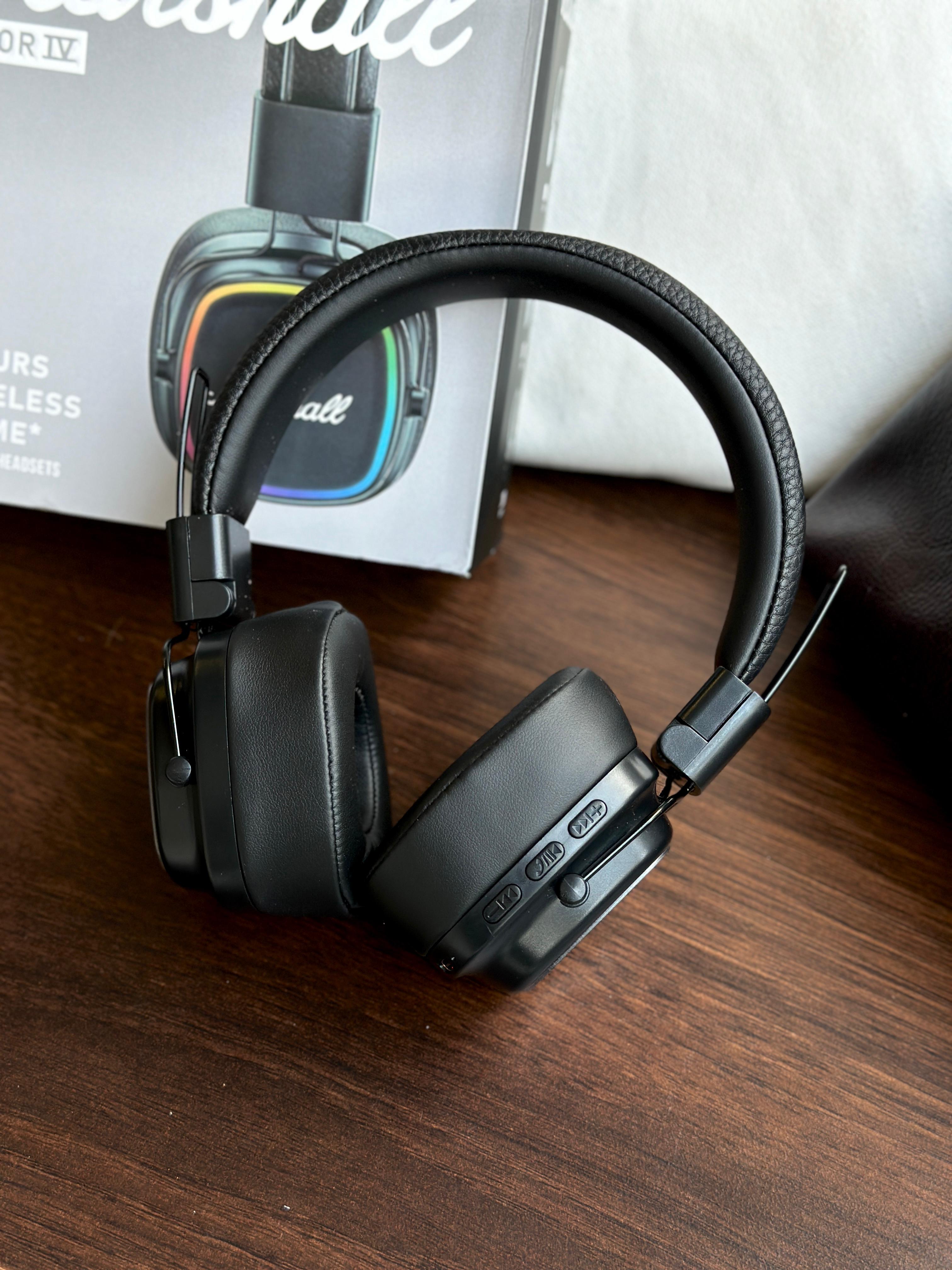 Marshall Major IV Wireless Bluetooth Headphones – 80+ Hours Playtime