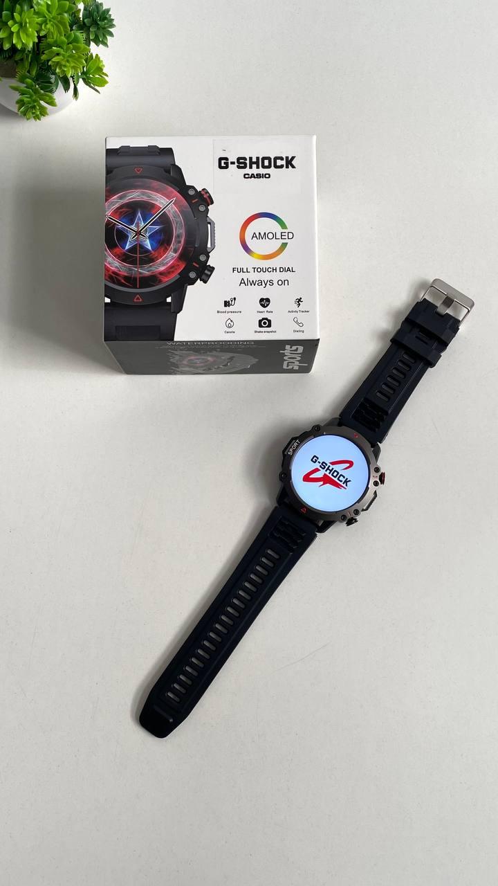 Avenger G-Shock Edition Smartwatch ⌚ AMOLED | BT Calling | ECG | 2025 Premium