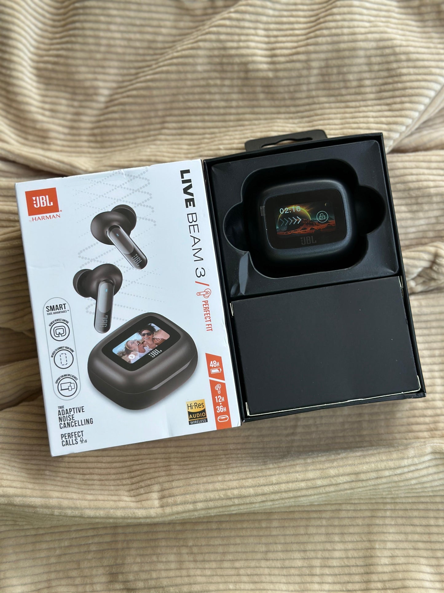 🎧 JBL Live Beam 3 – Smart Display Earbuds 🔥