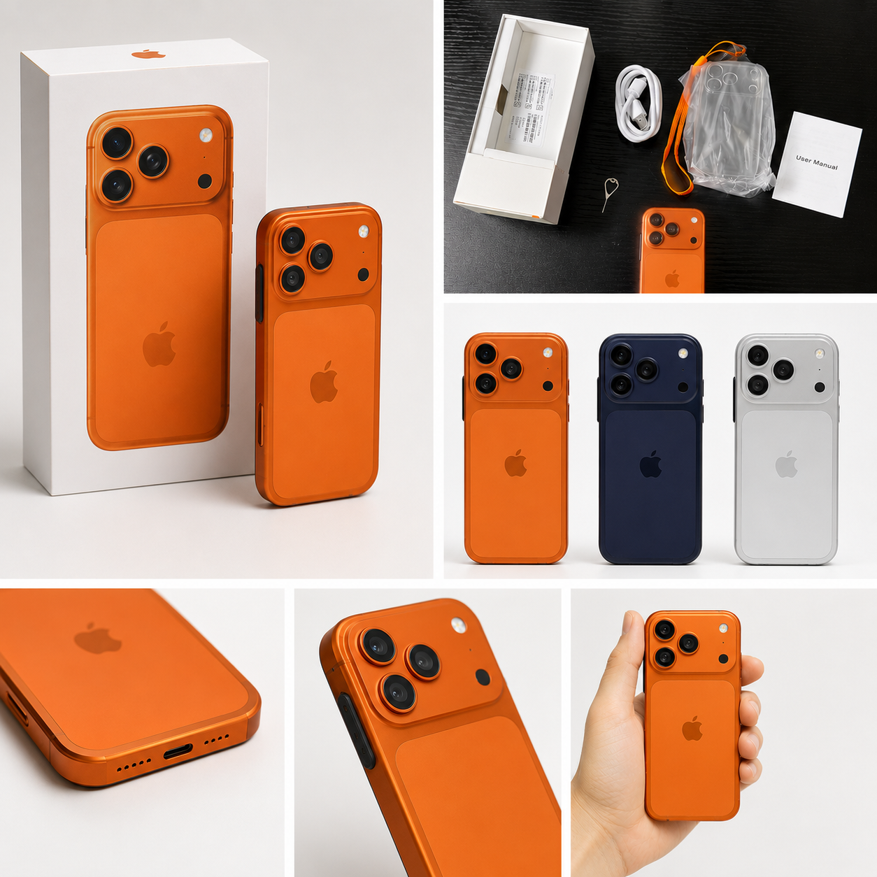 Phone17 Pro Mini 8 GB RAM/ 512GB STORAGE – 5G / IN BUILD APPLE LOGO ✅