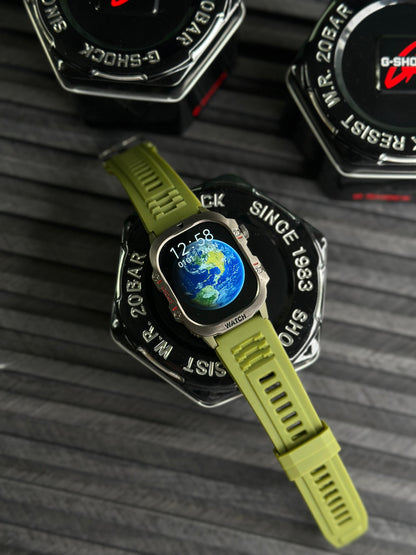 G-Shock Style Smartwatch ⌚ | Rugged Design | Always-On Display | Fitness + Calling