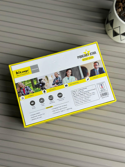 🎤HITAGE PREMIUM DUAL COLLAR MIC (Model: MTR-269)