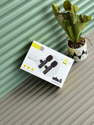 🎤HITAGE PREMIUM DUAL COLLAR MIC (Model: MTR-269)