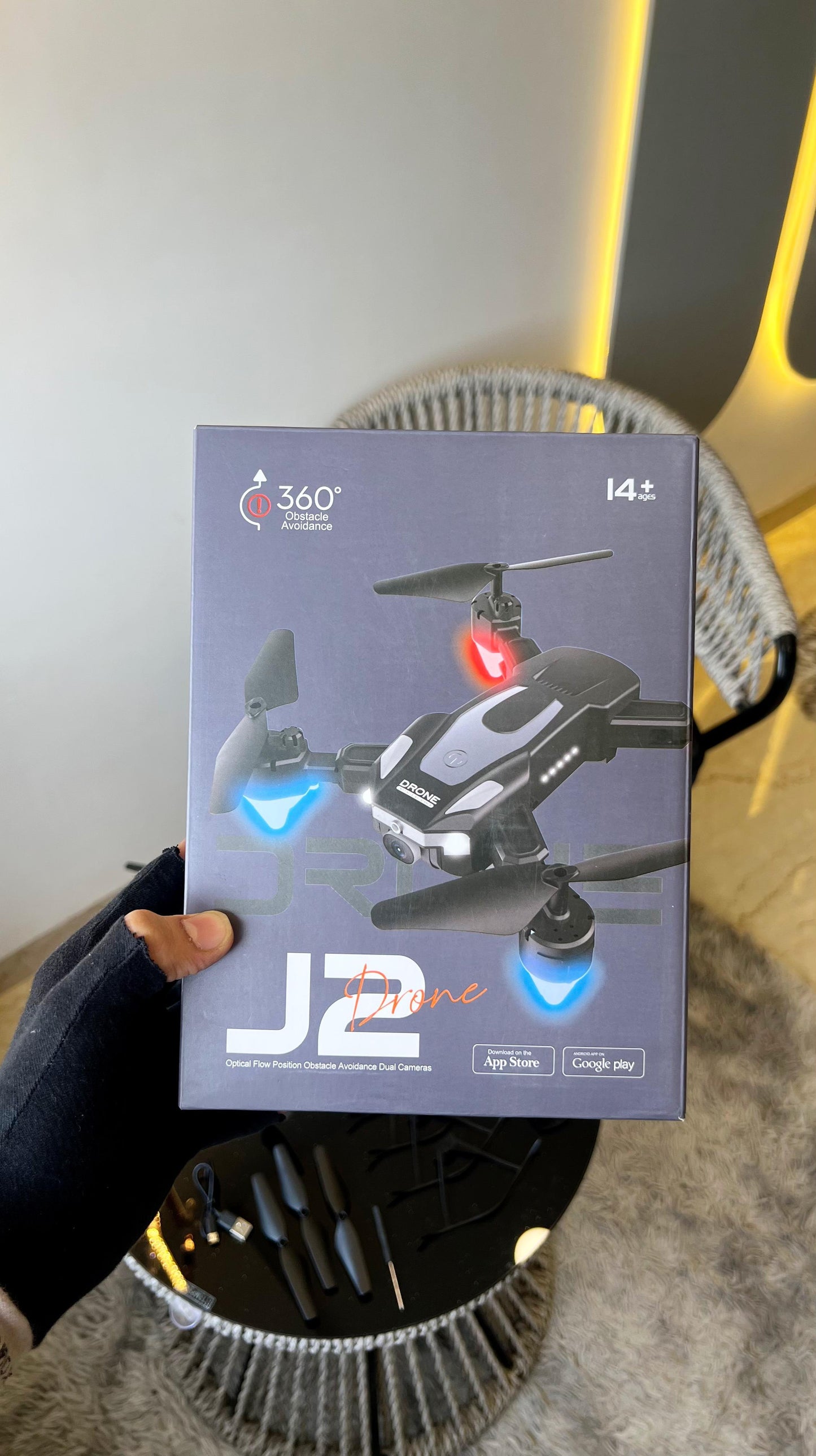J2 Dual Camera Drone 🚁 | HD Front + Bottom Camera | Dual Battery Long Flight | Easy Fly Drone