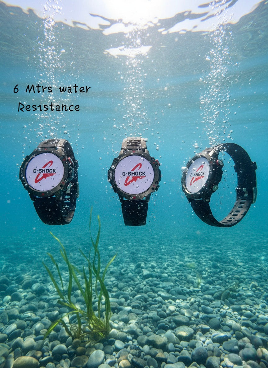 Avenger G-Shock Edition Smartwatch ⌚ AMOLED | BT Calling | ECG | 2025 Premium