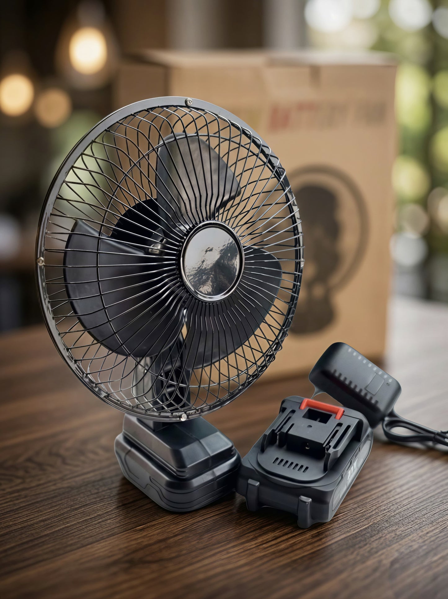 🌬️🔥 PORTABLE RECHARGEABLE FAN (21V POWER)
