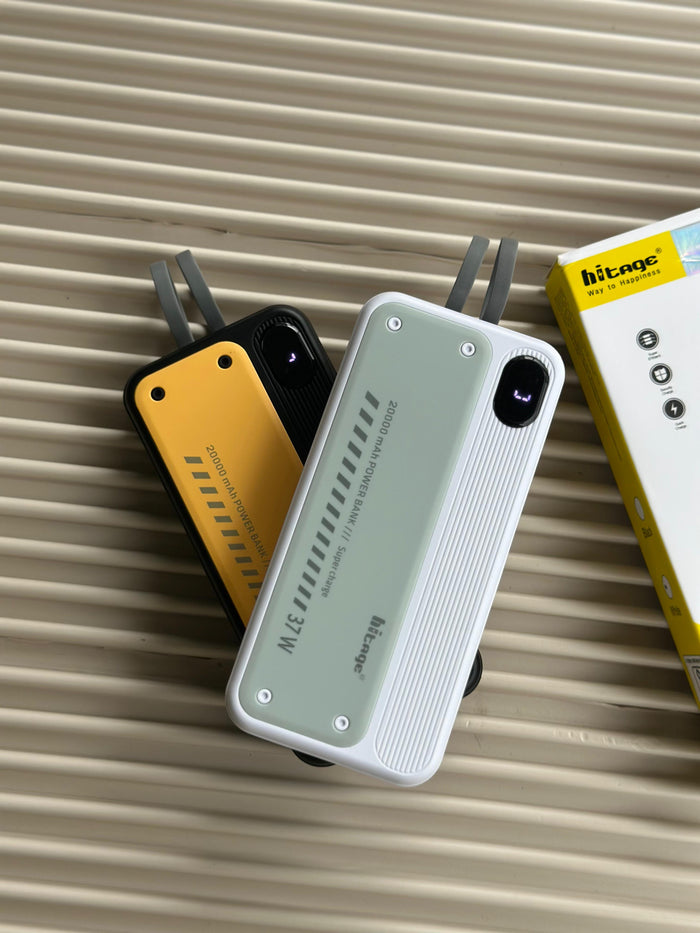Hitage PB-93 20,000mAh Power Bank 🔋 | 37W Fast Charging | 6-Month Warranty