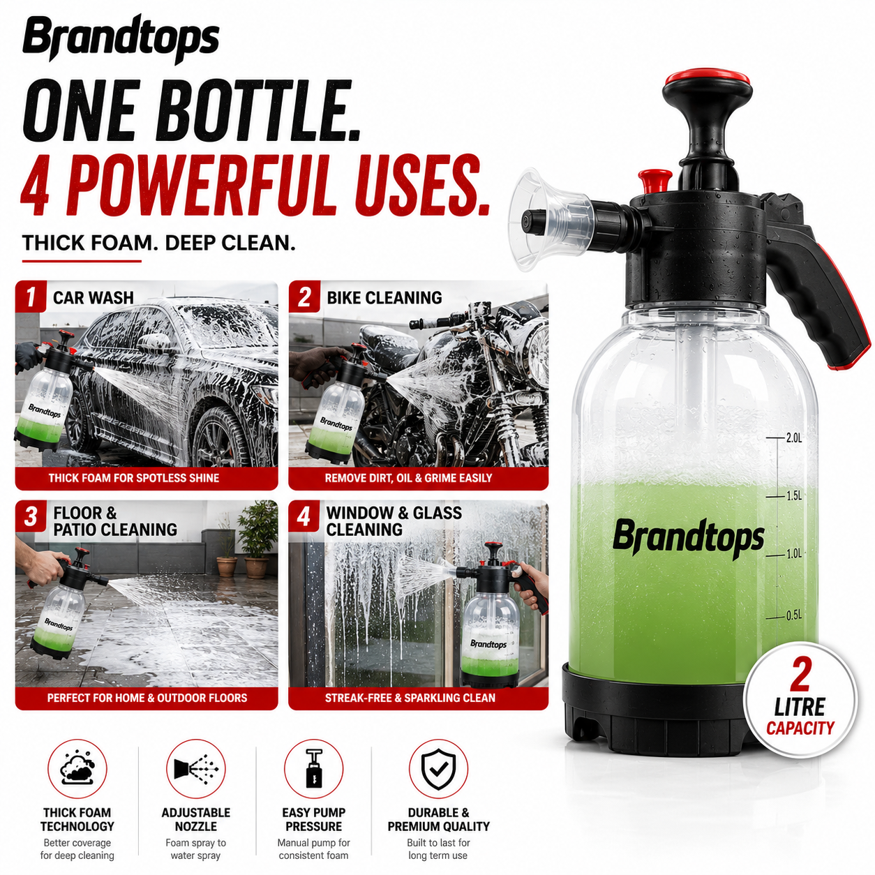 Brandtops 2L Foam Sprayer
