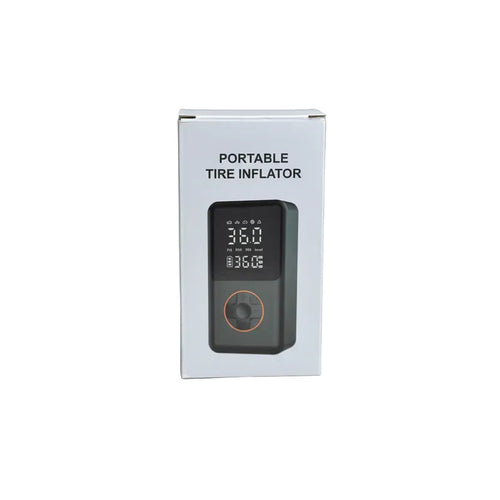 Portable Electric Air Compressor 🚗 | Smart Tire Inflator | USB Rechargeable | Multi-Nozzle Kit