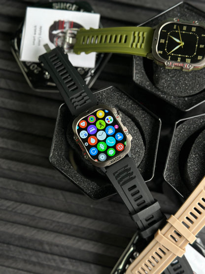 G-Shock Style Smartwatch ⌚ | Rugged Design | Always-On Display | Fitness + Calling