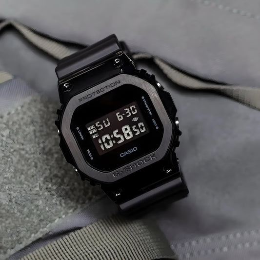 Casio G-Shock Unisex Digital Watch ⌚ DW-5600BB-1 – Tough Metal Body